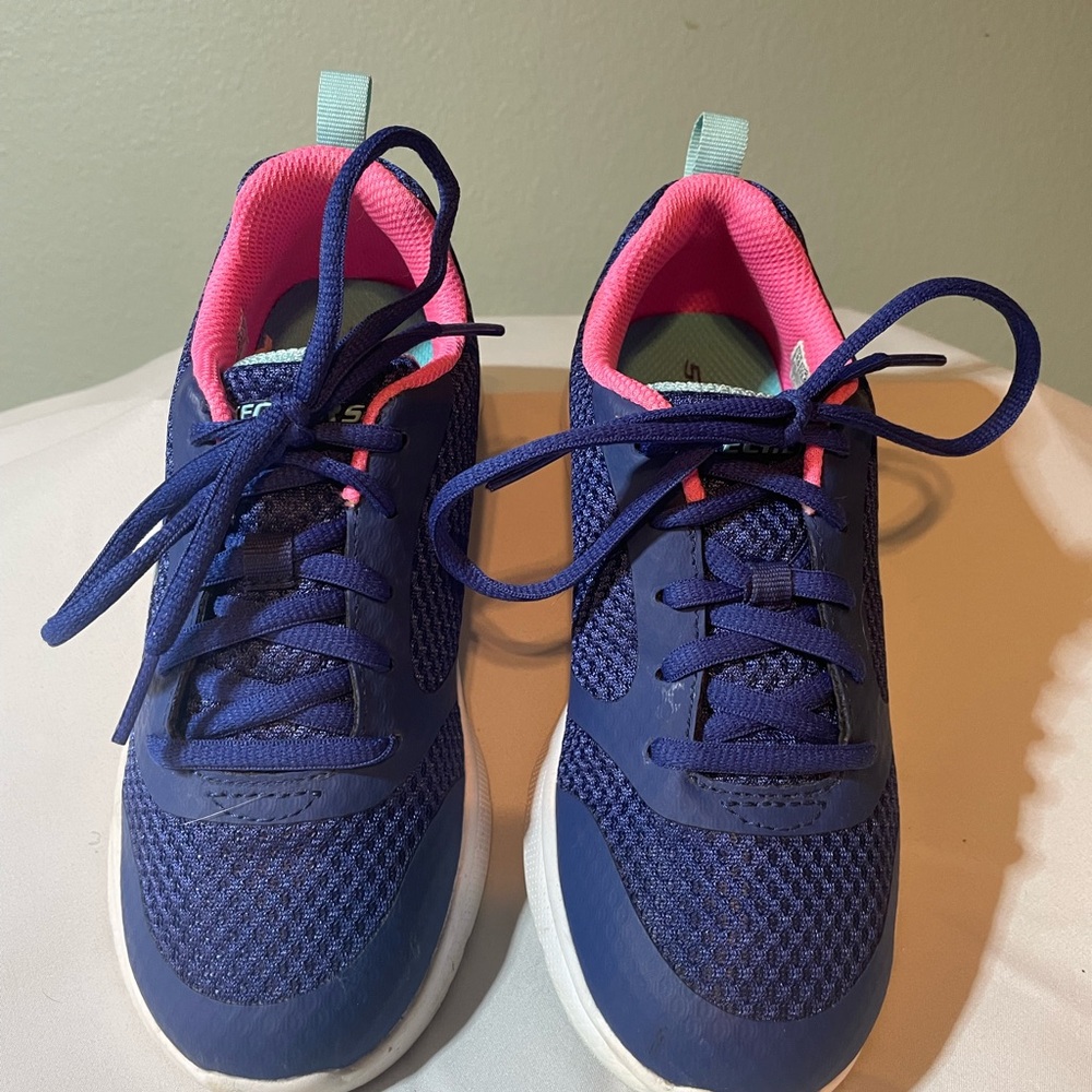 Skechers Kids Shoes - Blue and Pink